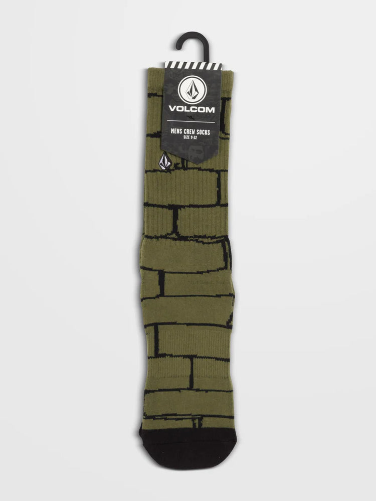 Volcom Bricker Socks - Winter Moss