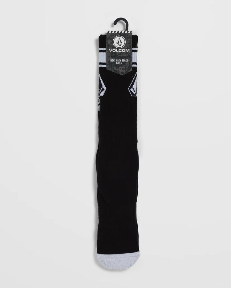 Volcom High Stripe Socks - Black