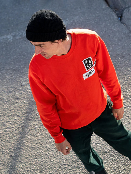 Volcom Keutchi Crew - Bright Red