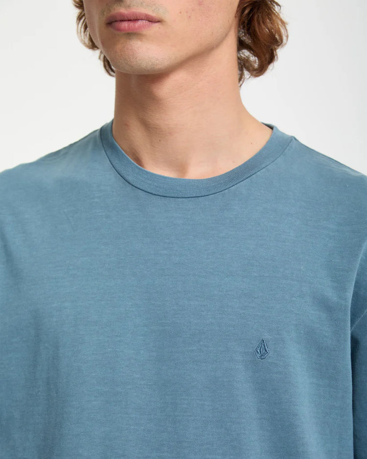 Volcom Solid Stone T Shirt - Blue Wash