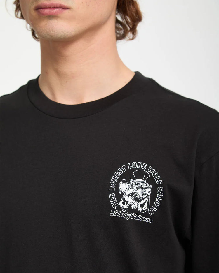 Volcom Solo Wolf T Shirt - Black