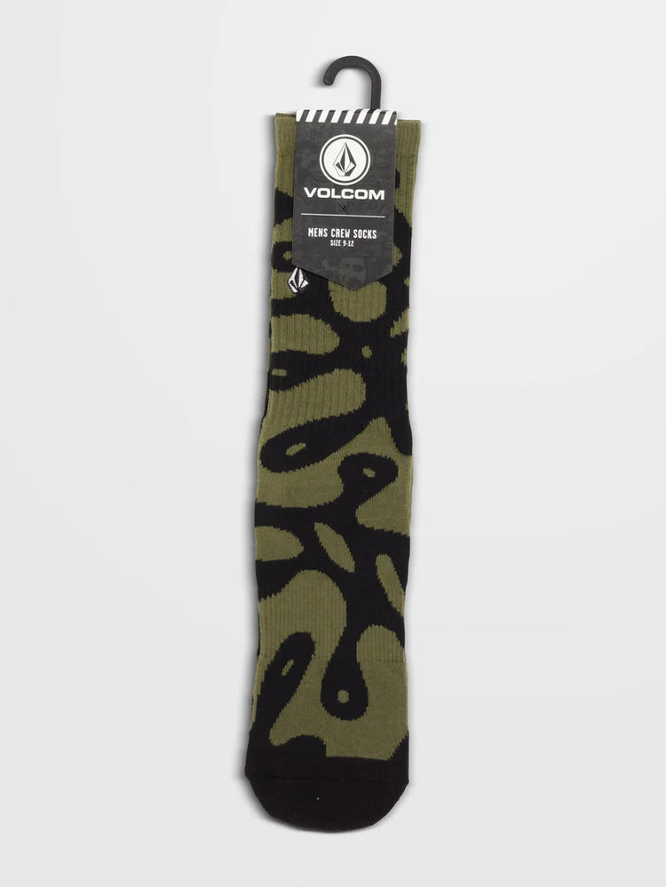 Volcom Zephyr Socks - Winter Moss