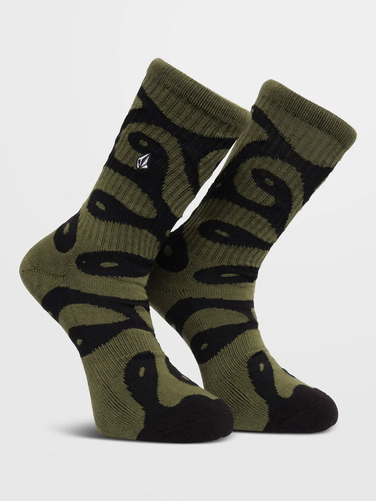 Volcom Zephyr Socks - Winter Moss