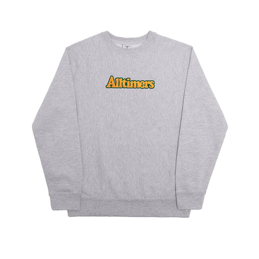 Alltimers Embroidered Broadway Crew - Grey