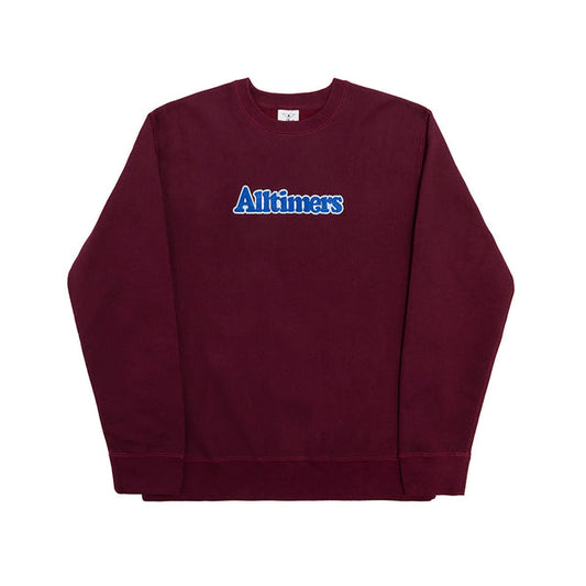 Alltimers Embroidered Broadway Crew - Maroon