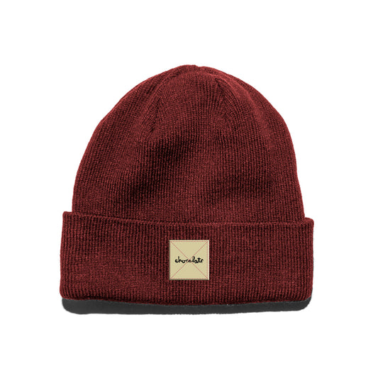 Chocolate Work Beanie - Burgundy