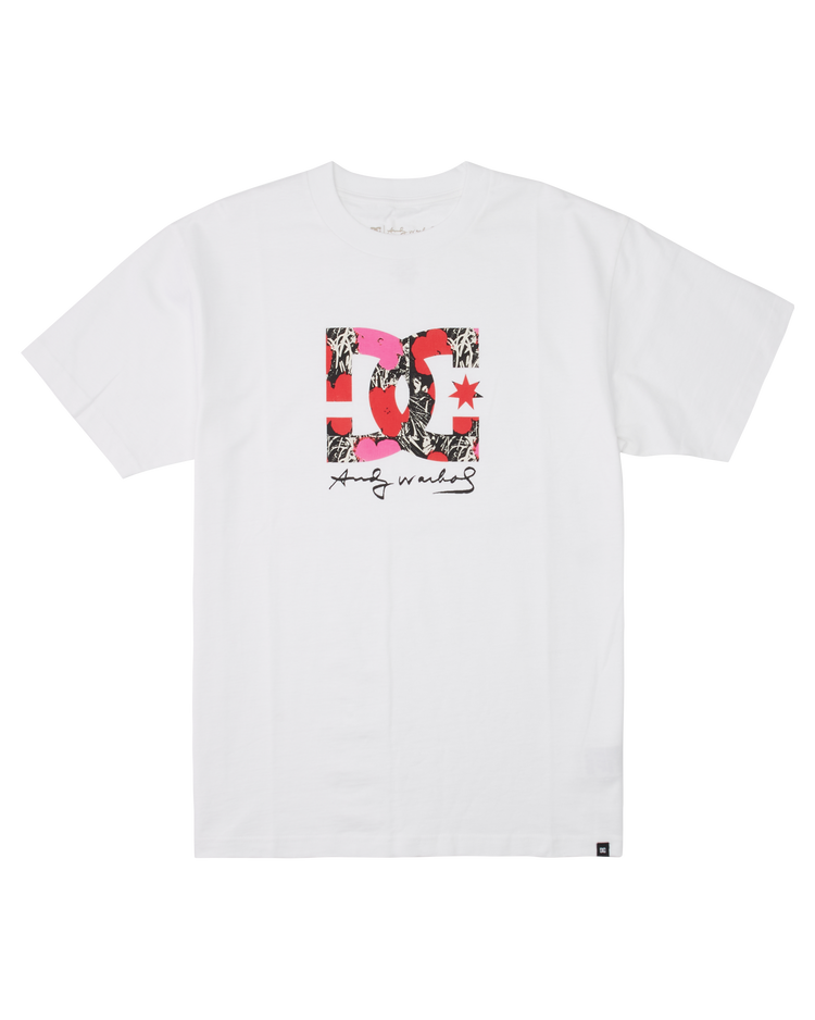 DC x Andy Warhol Flower Series T Shirt - White