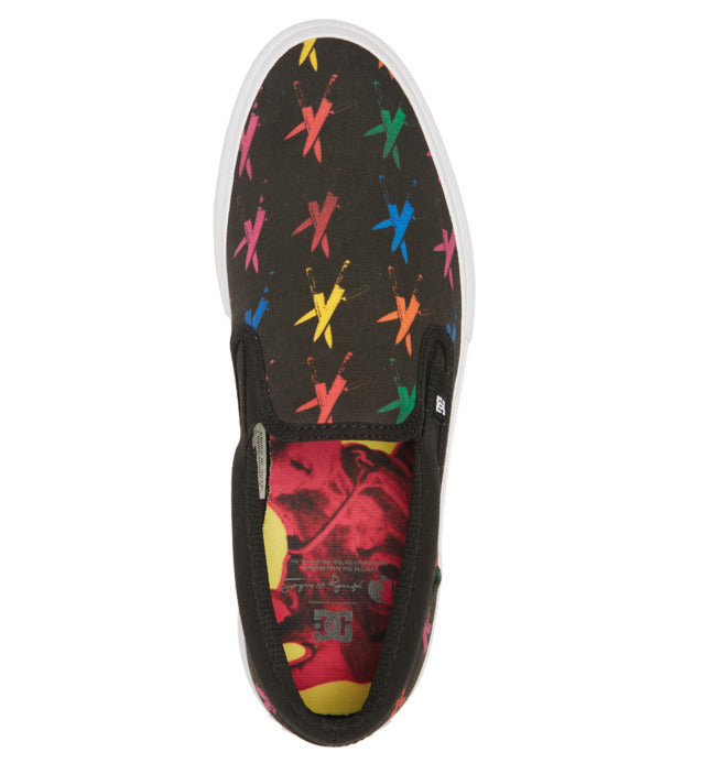 DC x Andy Warhol Manual Slip-On Skate Shoes - Black