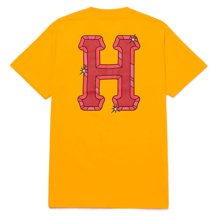 HUF Amazing H T Shirt - Gold