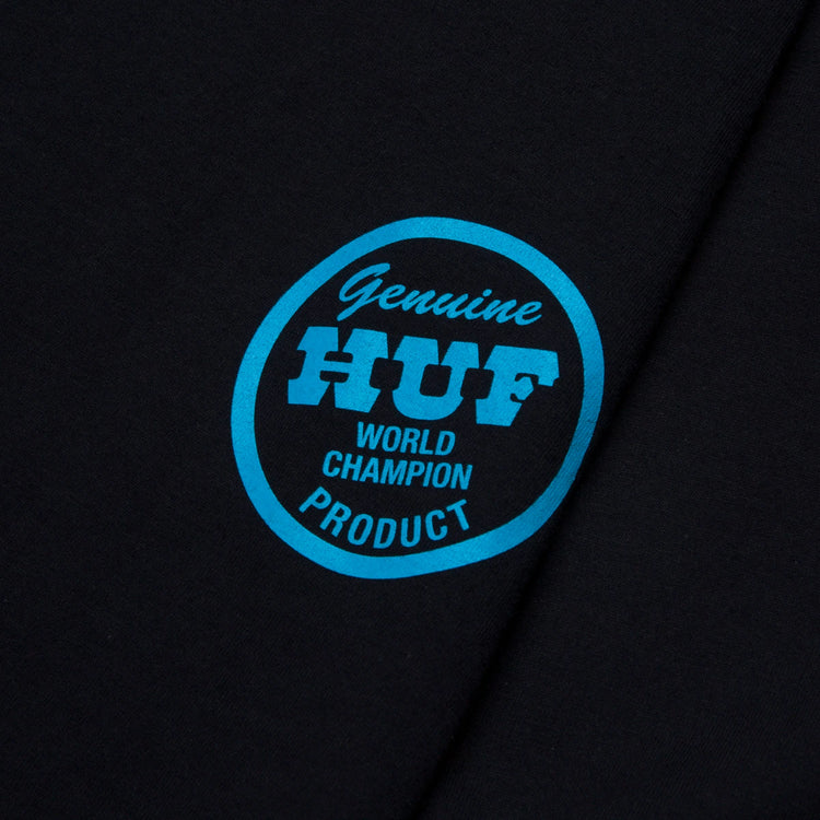 HUF Factory Rider Longsleeve T Shirt - Black