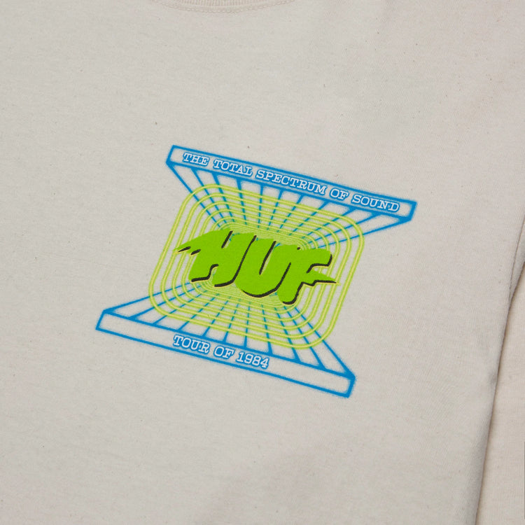 HUF Total Spectrum Longsleeve T Shirt - Natural