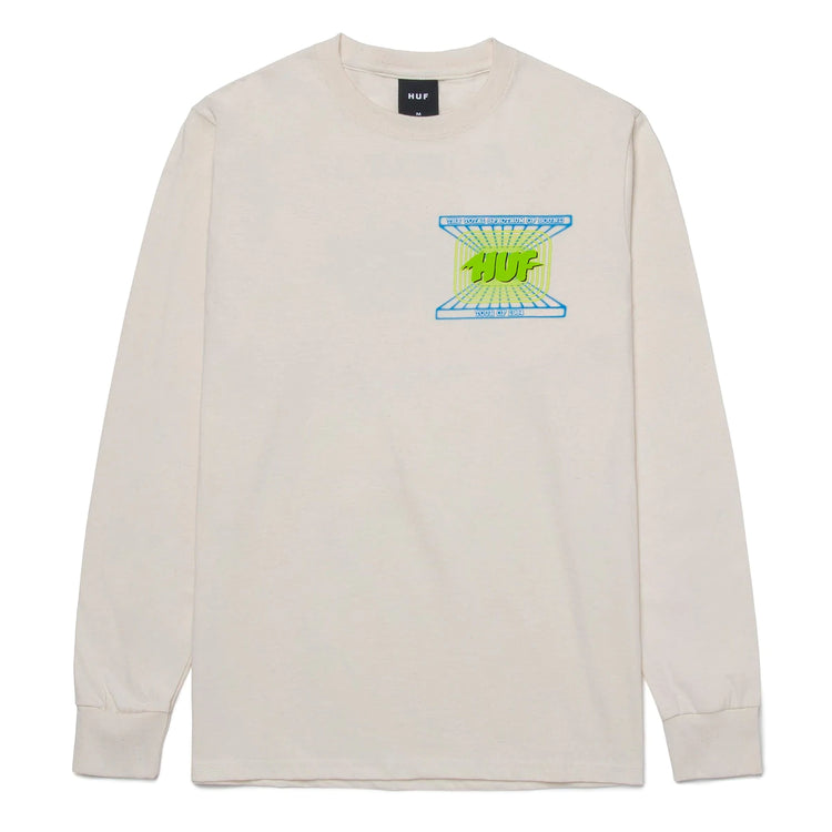 HUF Total Spectrum Longsleeve T Shirt - Natural