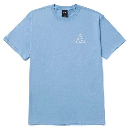 HUF Essentials Triple Triangle T Shirt - Light Blue