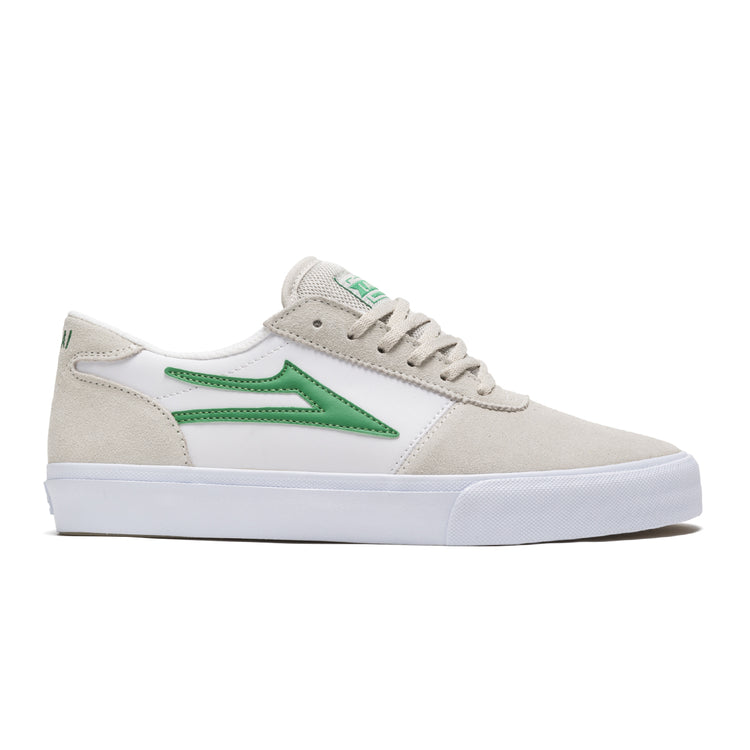 Lakai Manchester Skate Shoes - White Grass Suede