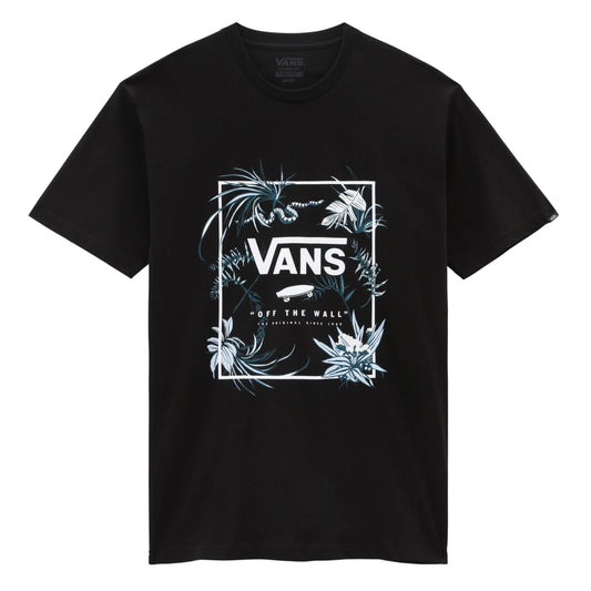 Vans Classic Print Box T Shirt - Black/Teal