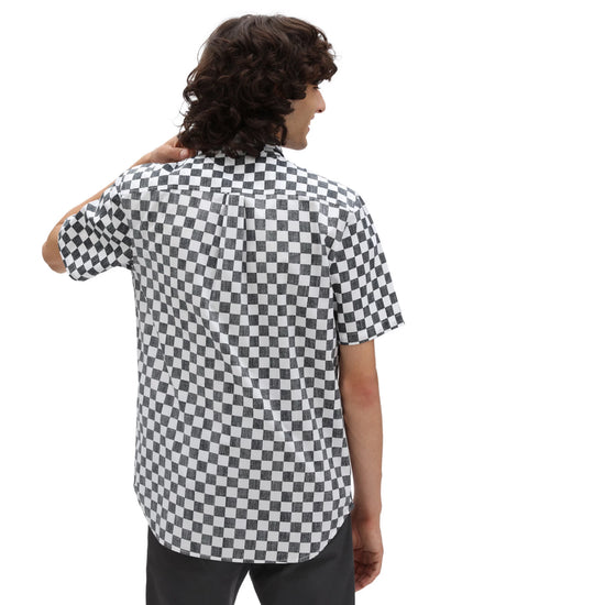 Black and white checkered shirt vans hotsell