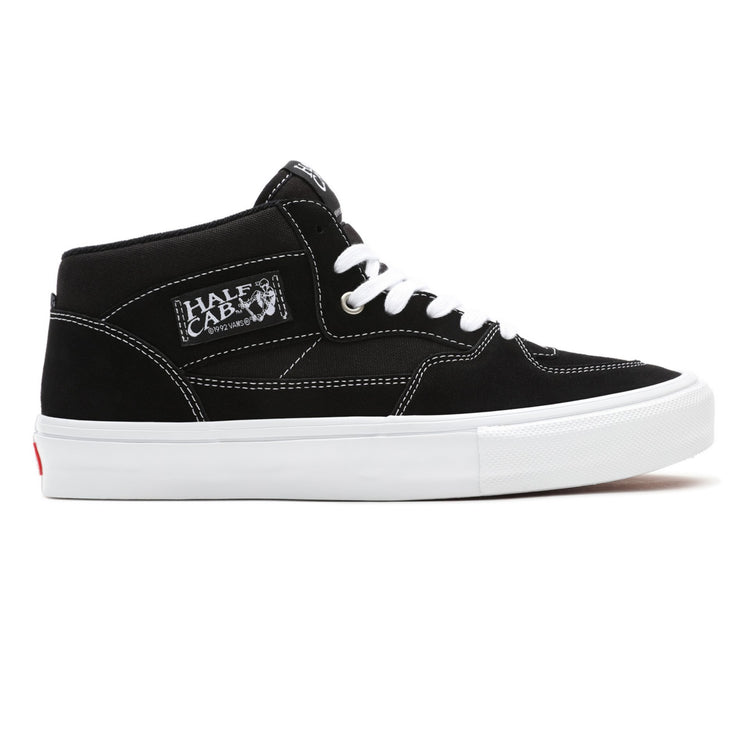 Vans Skate Half Cab Skate Shoes - Black/White