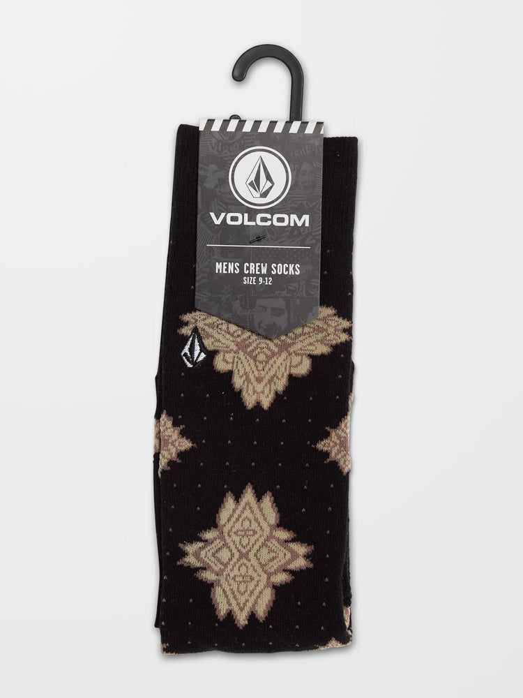 Volcom Grit Mandala Socks - New Black