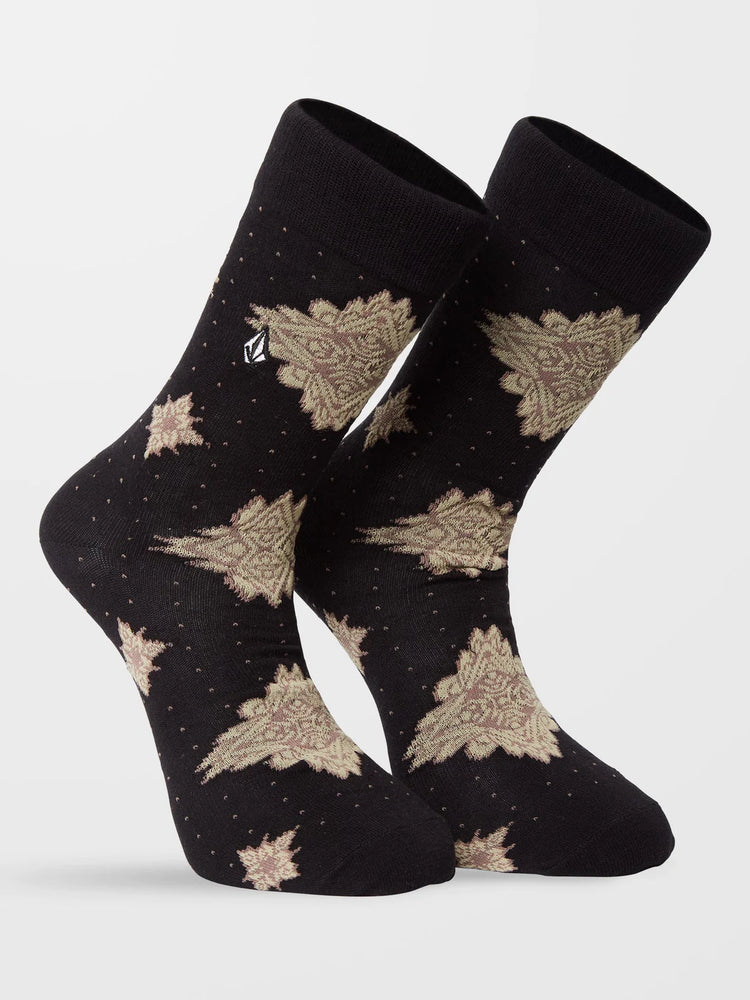 Volcom Grit Mandala Socks - New Black