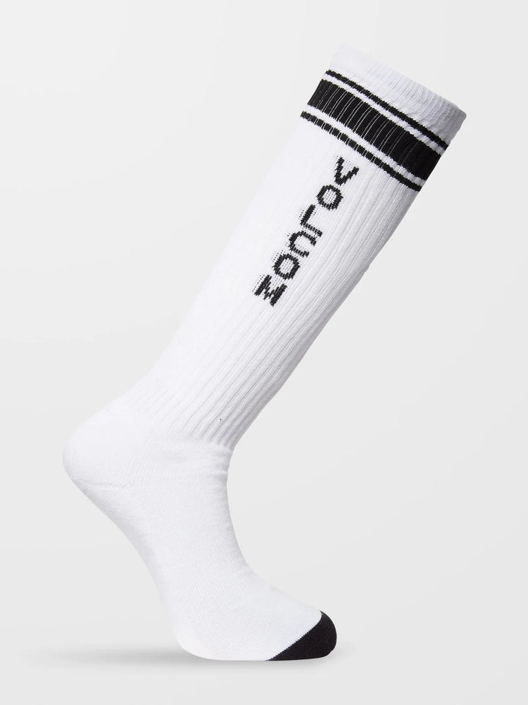 Volcom High Stripe Socks - White