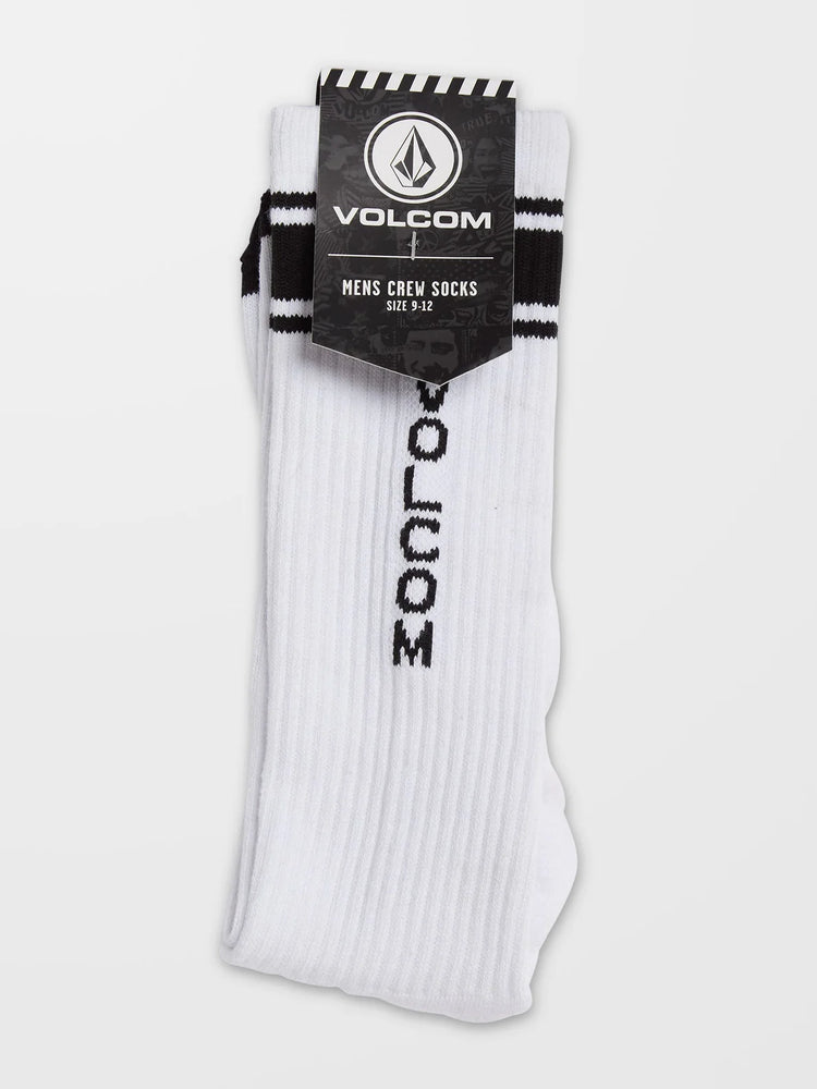 Volcom High Stripe Socks - White