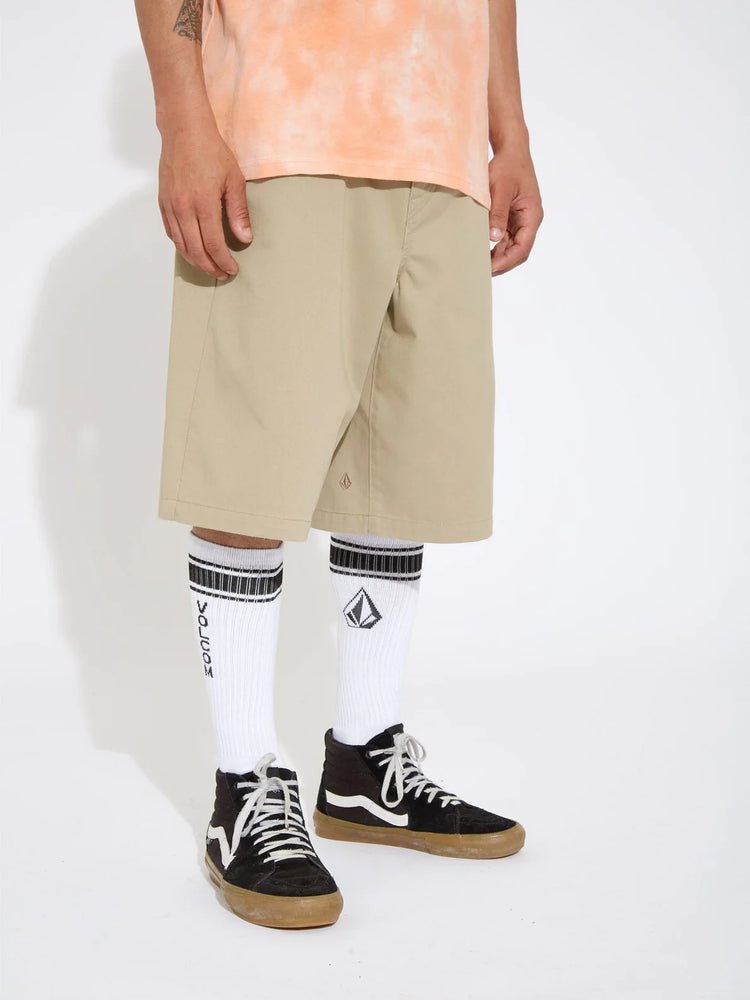 Volcom High Stripe Socks - White